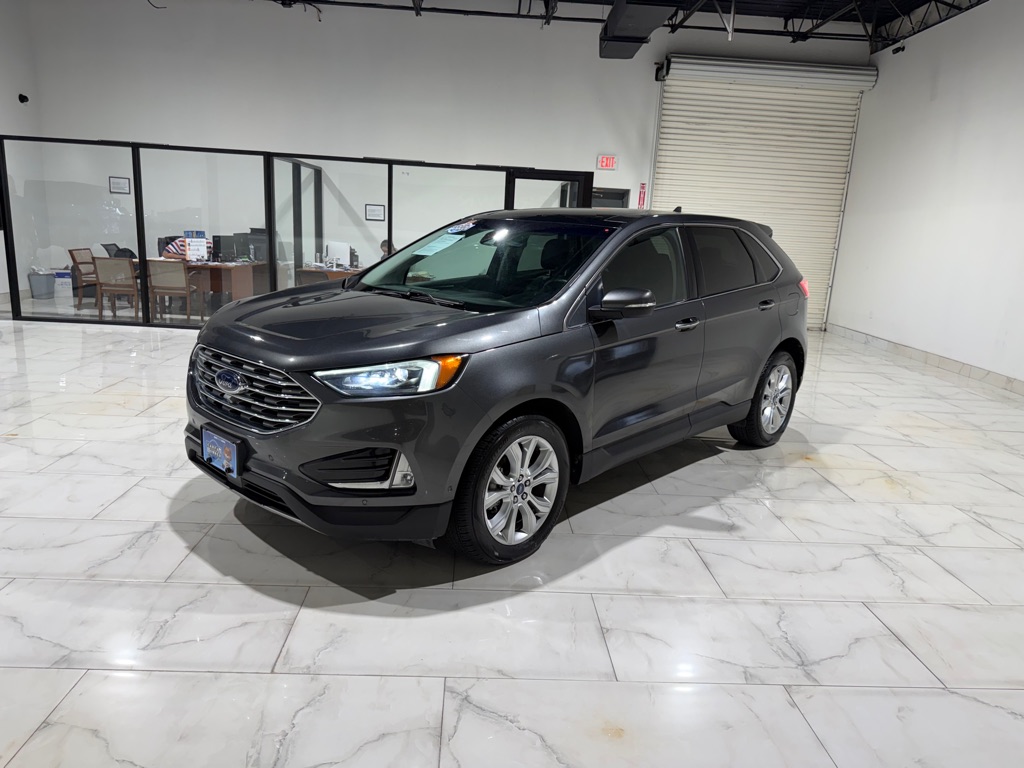 Gray 2020 Ford Edge Titanium FWD SUV / Crossover Front-Wheel Drive Automatic