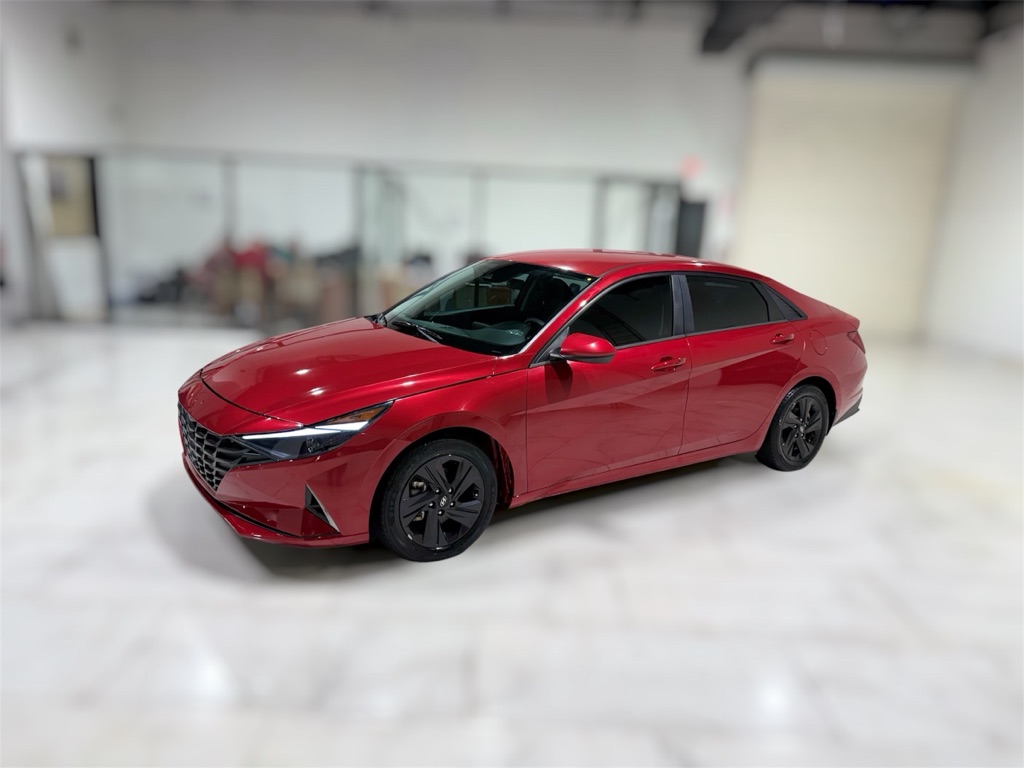 Red 2022 Hyundai Elantra Sedan Front-Wheel Drive Continuously Variable Transmission