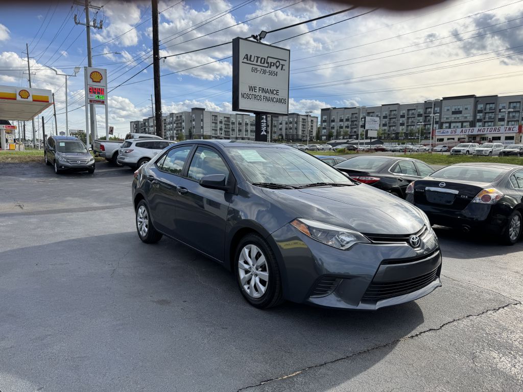 2015 TOYOTA COROLLA