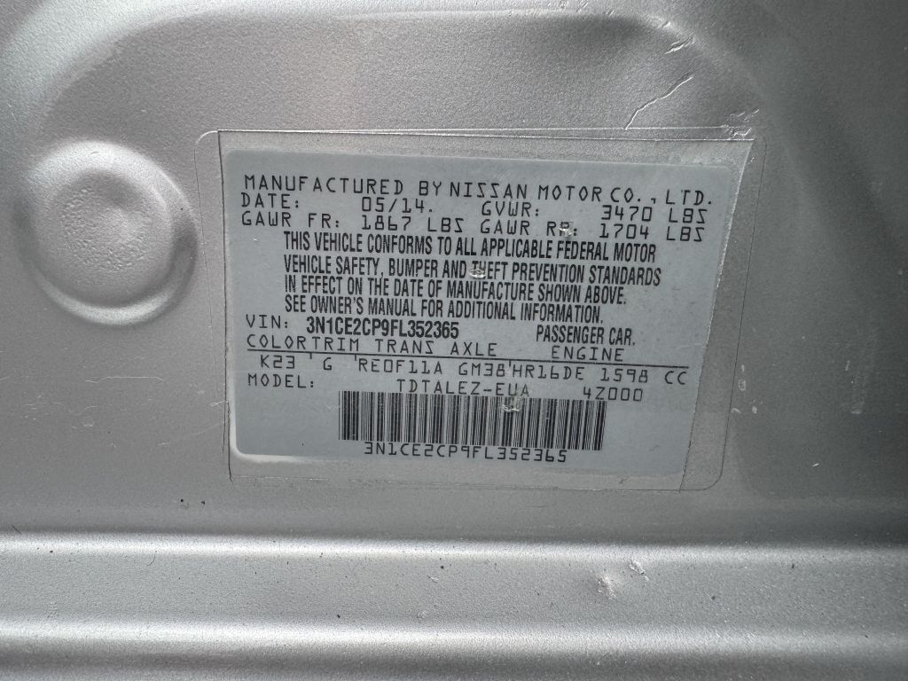 Photo 21 of this NISSAN VERSA NOTE