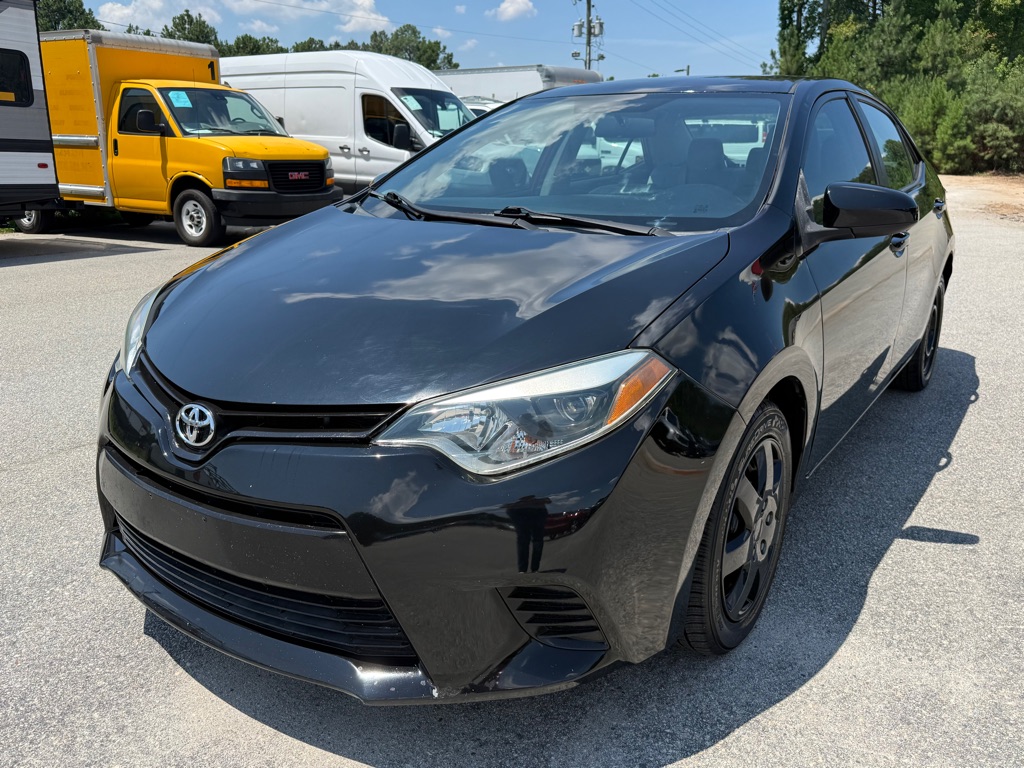 Black 2015 Toyota Corolla Sedan Front-Wheel Drive 4-Speed Automatic