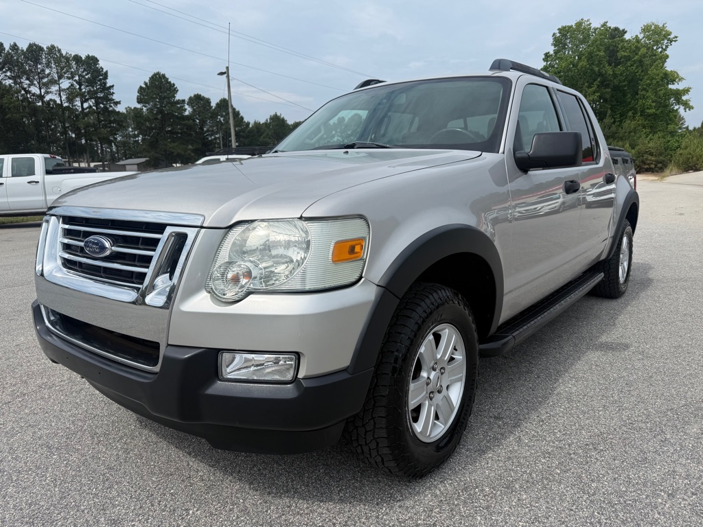 Silver 2008 Ford Explorer Sport Trac Pickup Truck 4X2 Automatic