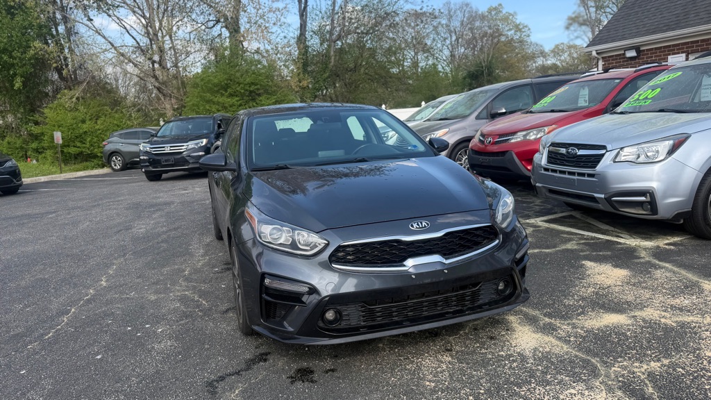 Gray 2019 Kia Forte S FWD Sedan Front-Wheel Drive Continuously Variable Transmission