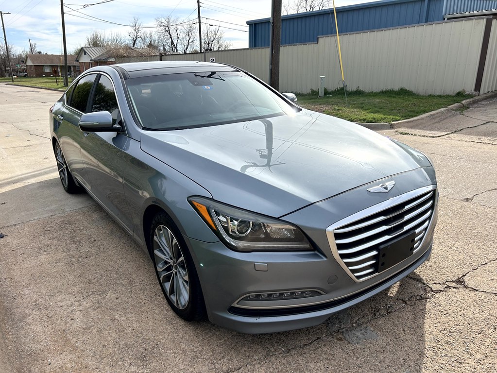 Blue 2016 Hyundai Genesis 3.8 RWD Sedan Rear-Wheel Drive Automatic
