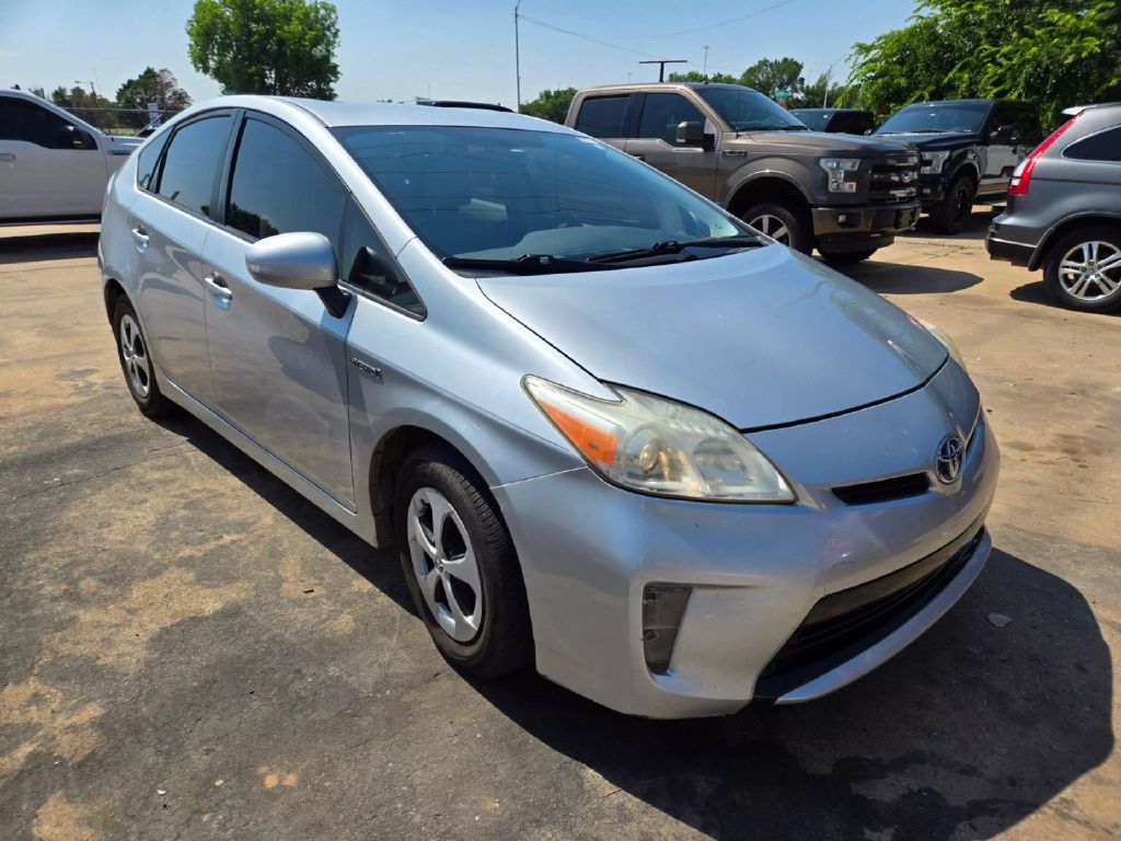 Blue 2013 Toyota Prius Hatchback Continuously Variable Transmission