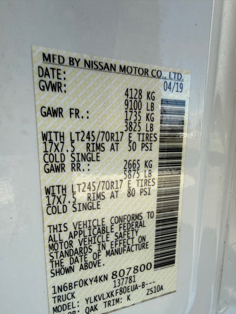 Photo 21 of this NISSAN NV