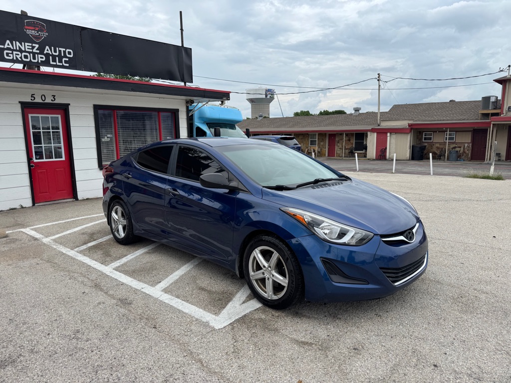 Blue 2016 Hyundai Elantra SE FWD Sedan Front-Wheel Drive 6-Speed Manual