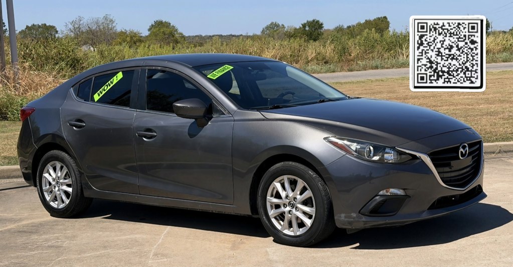 Gray 2016 Mazda MAZDA3 Sedan Front-Wheel Drive 6-Speed Manual