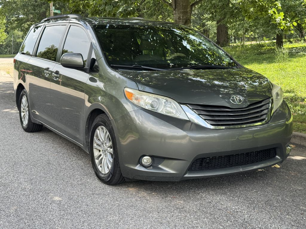 Gray 2011 Toyota Sienna Minivan Front-Wheel Drive Automatic