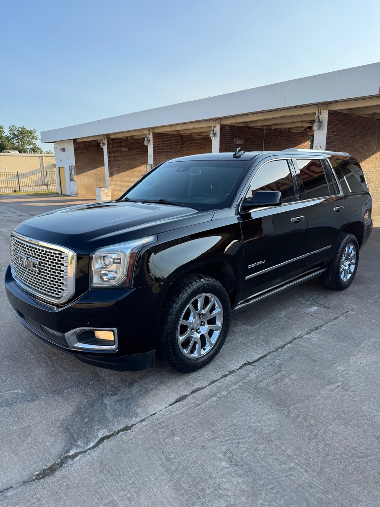 Black 2015 GMC Yukon SUV / Crossover Four-Wheel Drive Automatic