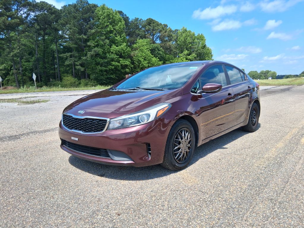 Red 2018 Kia Forte Sedan Front-Wheel Drive 6-Speed Manual
