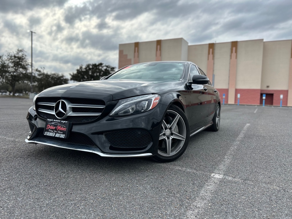 Black 2016 Mercedes-Benz C-Class Sedan Rear-Wheel Drive Automatic