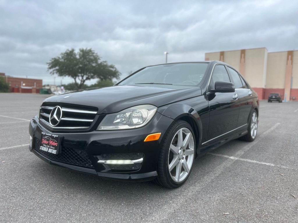 Black 2014 Mercedes-Benz C-Class Sedan Rear-Wheel Drive Automatic