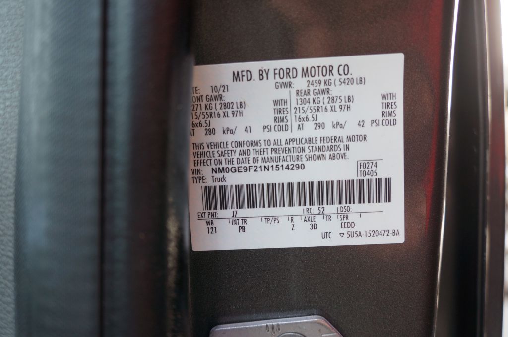 Photo 6 of this FORD TRANSIT CONNECT