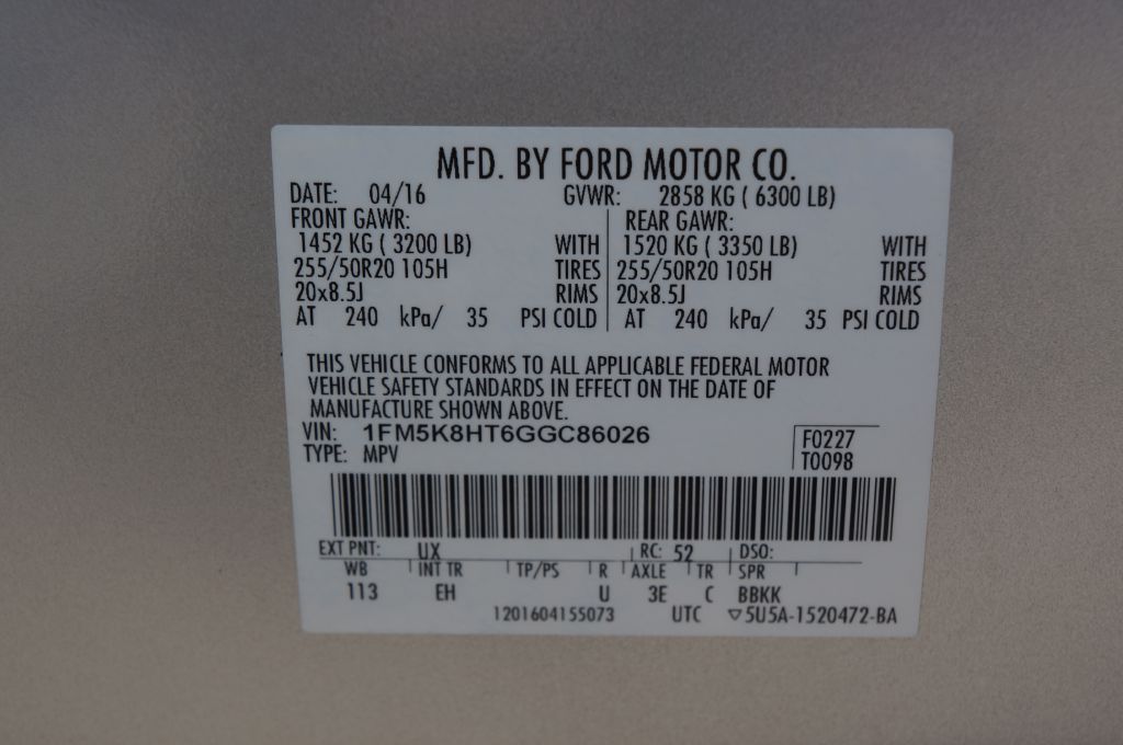 Photo 42 of this FORD EXPLORER PLAT