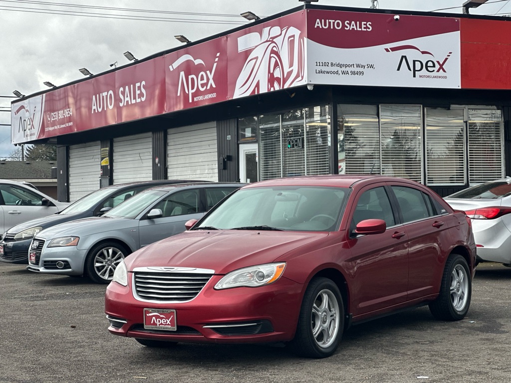 Red 2011 Chrysler 200 Touring Sedan FWD Sedan Front-Wheel Drive Automatic
