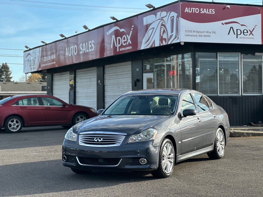 Gray 2008 INFINITI M35 RWD Sedan Rear-Wheel Drive Automatic