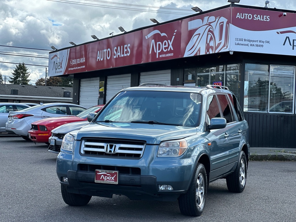 Blue 2008 Honda Pilot SUV / Crossover Four-Wheel Drive Automatic