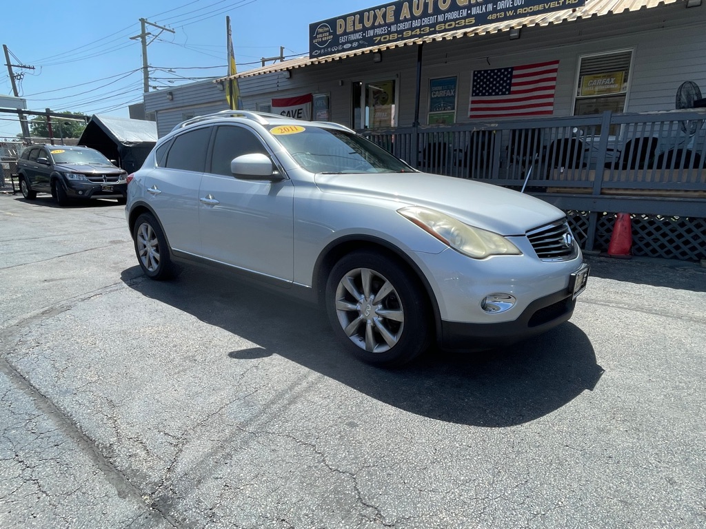 Silver 2011 INFINITI EX35 SUV / Crossover All-Wheel Drive 7-Speed Automatic Overdrive