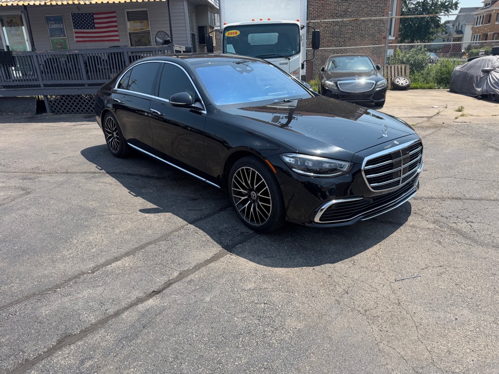 Black 2022 Mercedes-Benz S-Class Sedan All-Wheel Drive 9-Speed Automatic