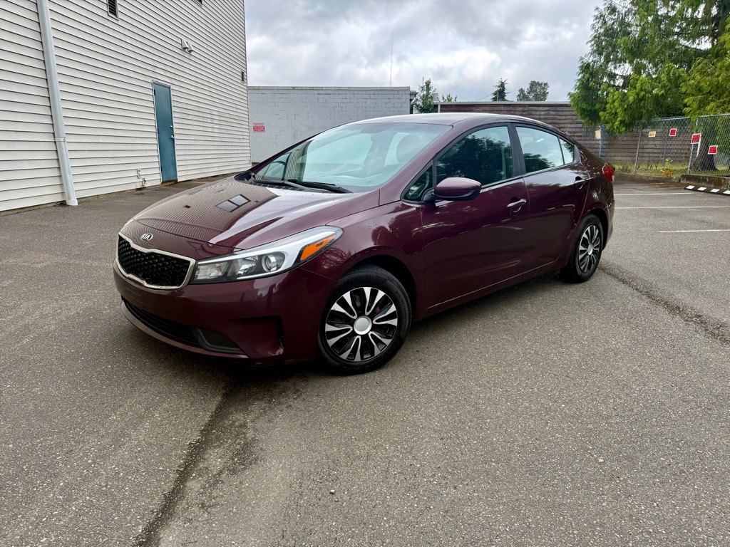 Red (MAROON) 2017 Kia Forte Sedan Front-Wheel Drive Automatic