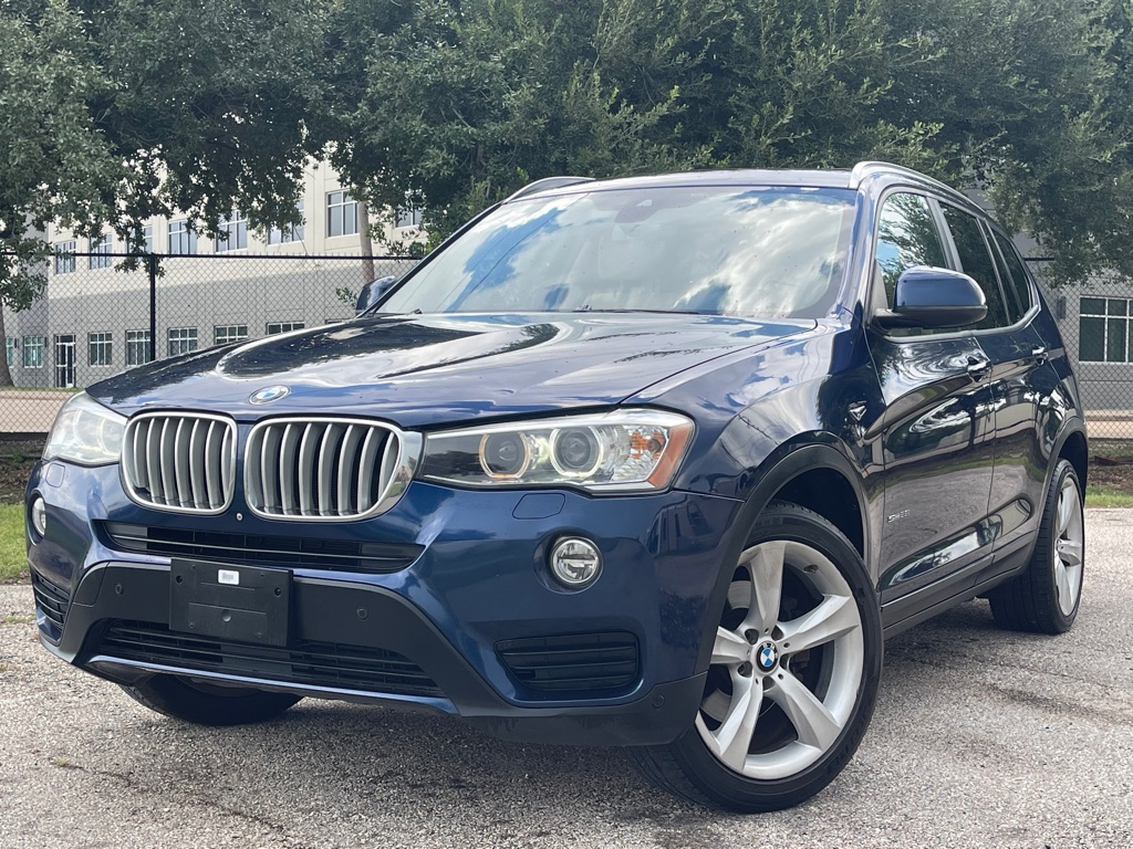 Blue 2017 BMW X3 SUV / Crossover Rear-Wheel Drive Automatic