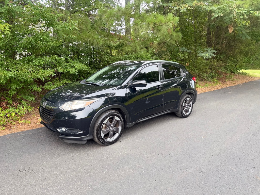 Black 2018 Honda HR-V SUV / Crossover Front-Wheel Drive Continuously Variable Transmission