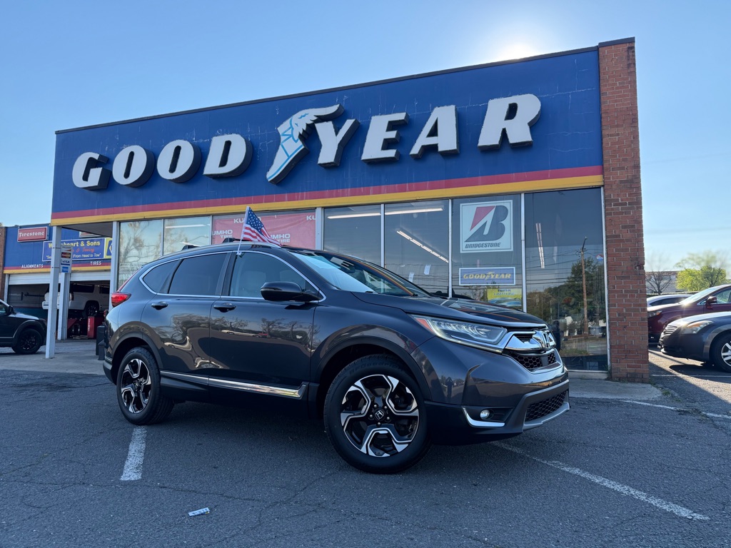 Gray 2018 Honda CR-V Touring AWD SUV / Crossover All-Wheel Drive Continuously Variable Transmission