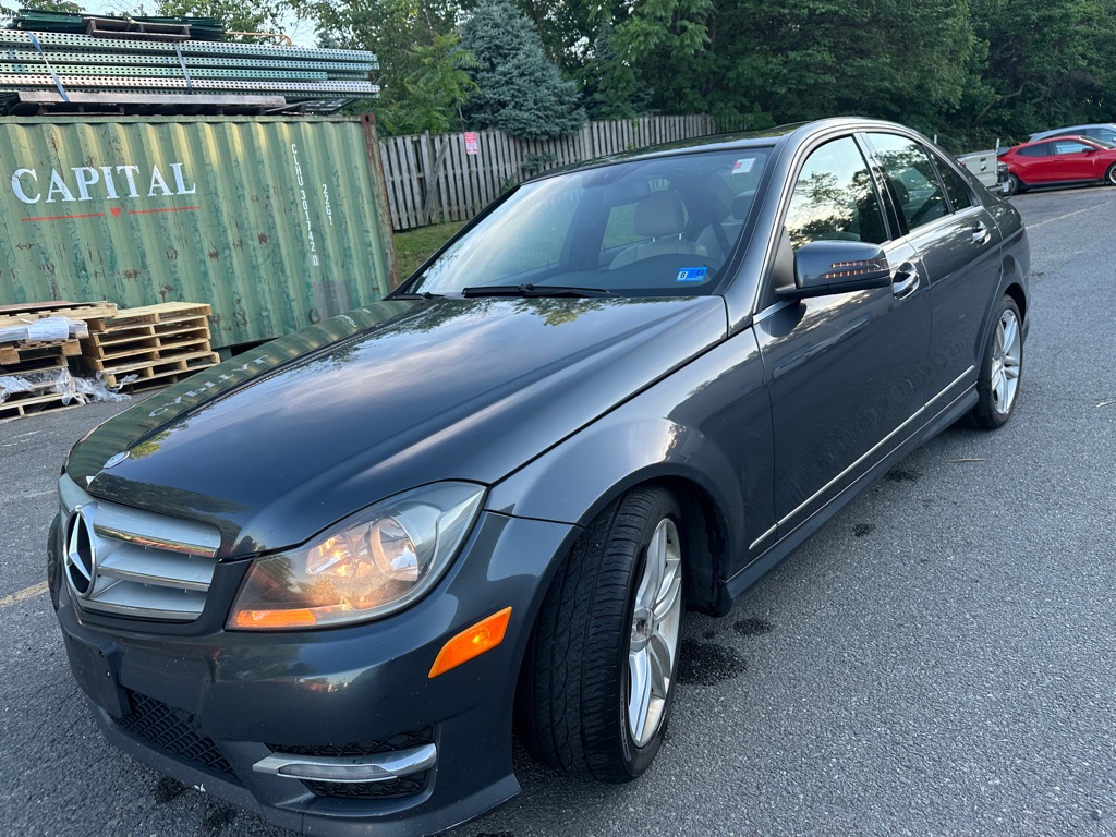 Gray 2013 Mercedes-Benz C-Class C 300 Sport Sedan 4MATIC Sedan All-Wheel Drive Automatic