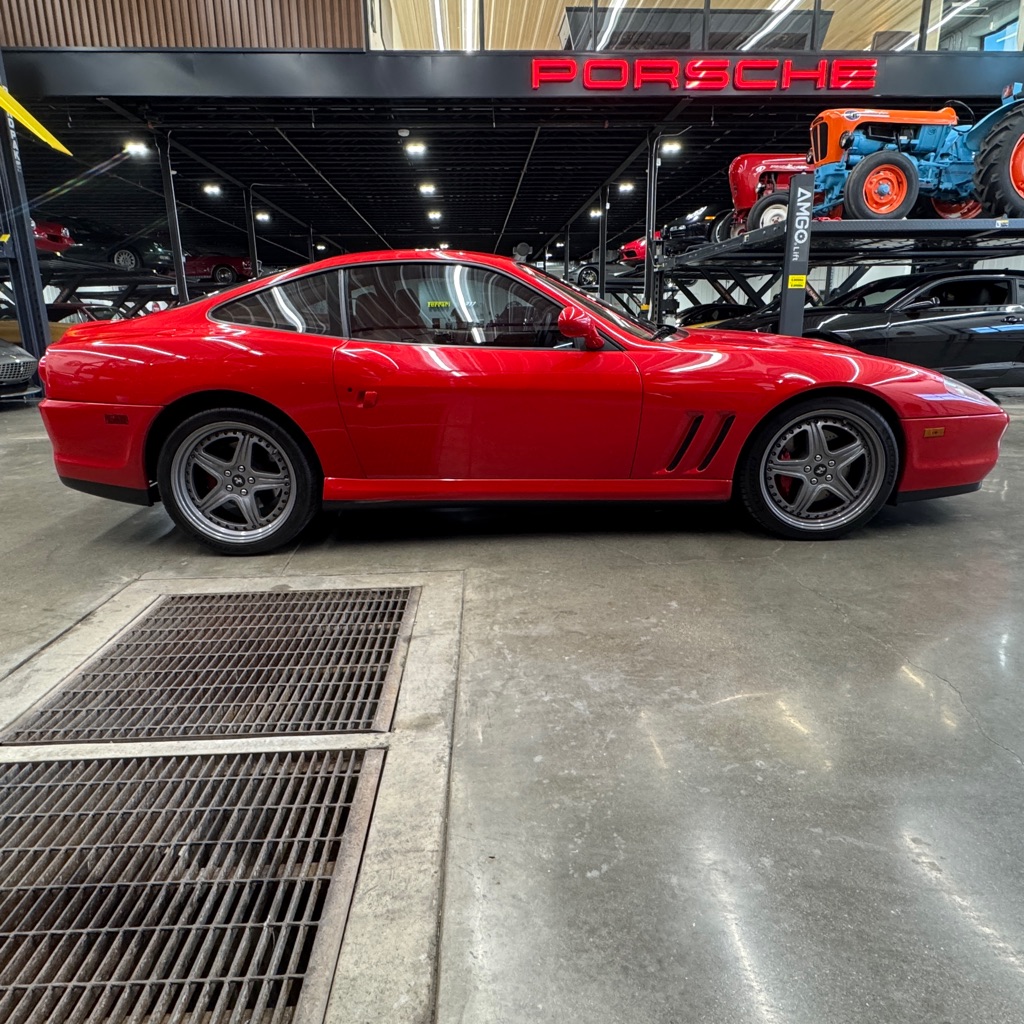 Red 2003 Ferrari 575M Coupe Rear-Wheel Drive 6-Speed Manual