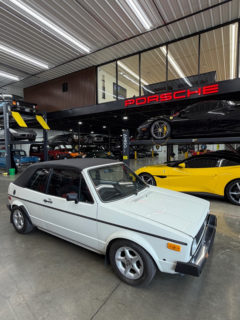 White 1981 Volkswagen Rabbit Convertible Front-Wheel Drive Automatic