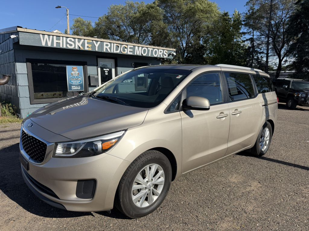 Gold 2016 Kia Sedona Minivan Front-Wheel Drive Automatic