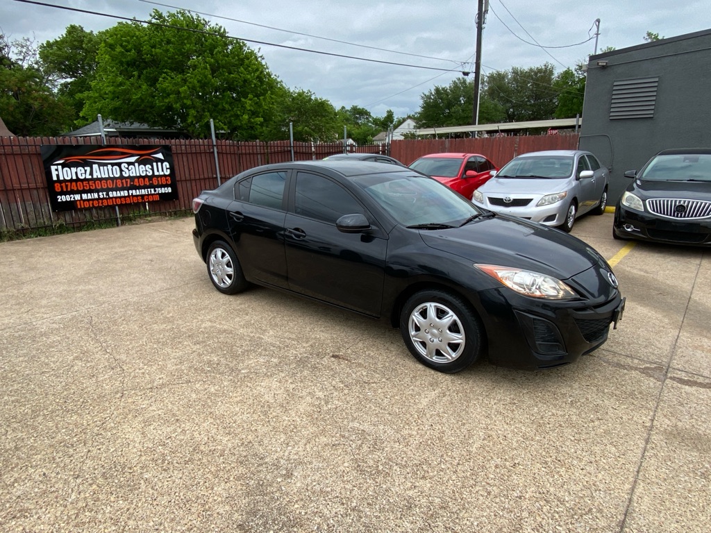 Black 2011 Mazda MAZDA3 i Sport Sedan Front-Wheel Drive 5-Speed Manual