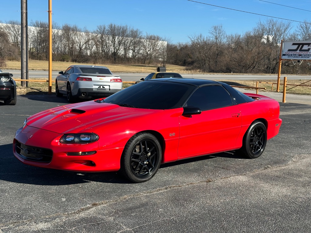 Red 2000 Chevrolet Camaro Z28 SS Coupe RWD Coupe Rear-Wheel Drive 6-Speed Manual