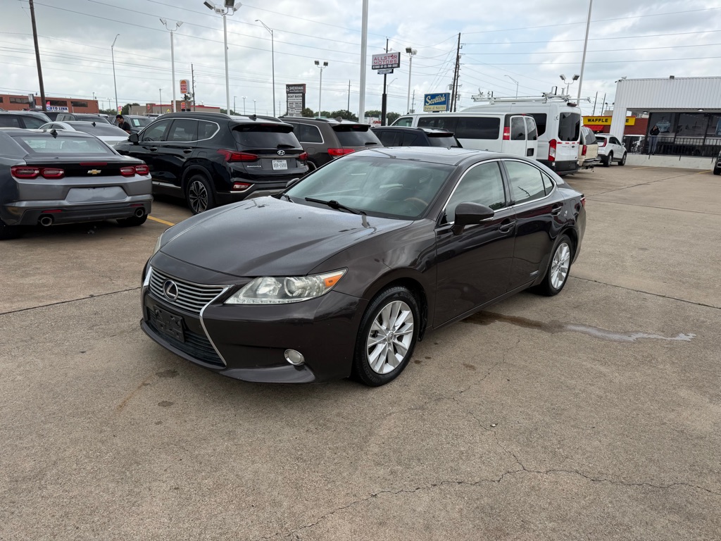 Black 2013 Lexus ES Hybrid Sedan Front-Wheel Drive Continuously Variable Transmission