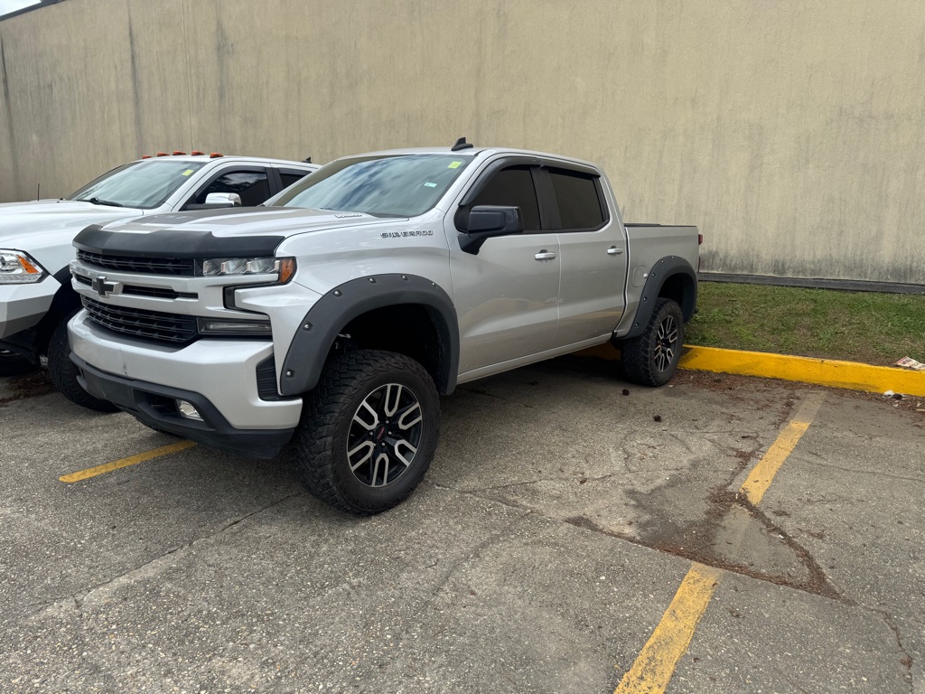 Silver 2020 Chevrolet Silverado 1500 RST Crew Cab 4WD Pickup Truck Four-Wheel Drive Automatic