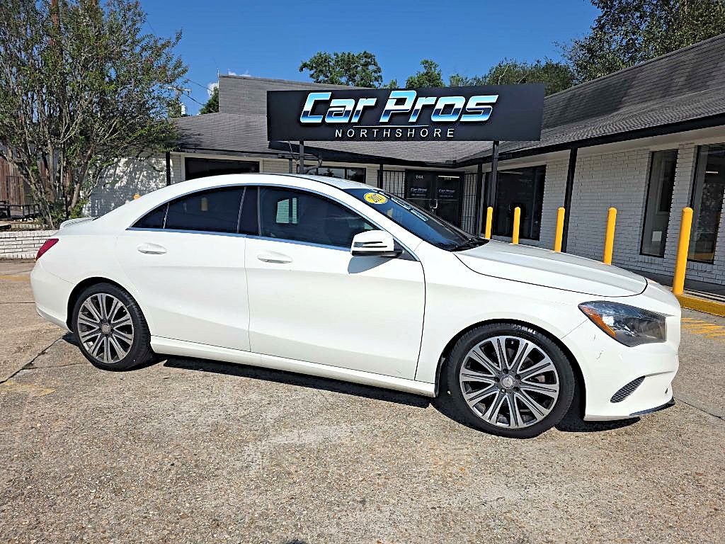 White 2017 Mercedes-Benz CLA Sedan Front-Wheel Drive Automatic