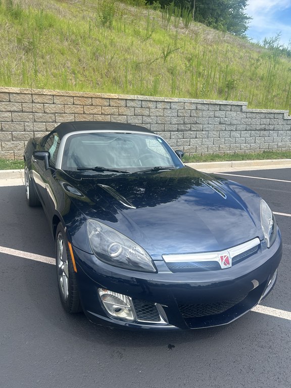 Blue 2008 Saturn Sky Convertible Rear-Wheel Drive 5-Speed Manual