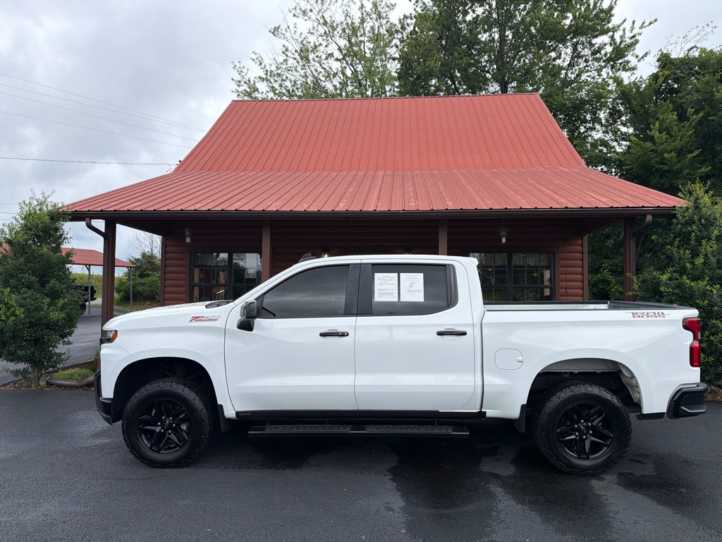 White 2020 Chevrolet Silverado 1500 Pickup Truck Four-Wheel Drive Automatic