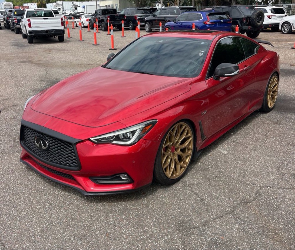 Red 2019 INFINITI Q60 Red Sport 400 Coupe AWD Coupe All-Wheel Drive Automatic