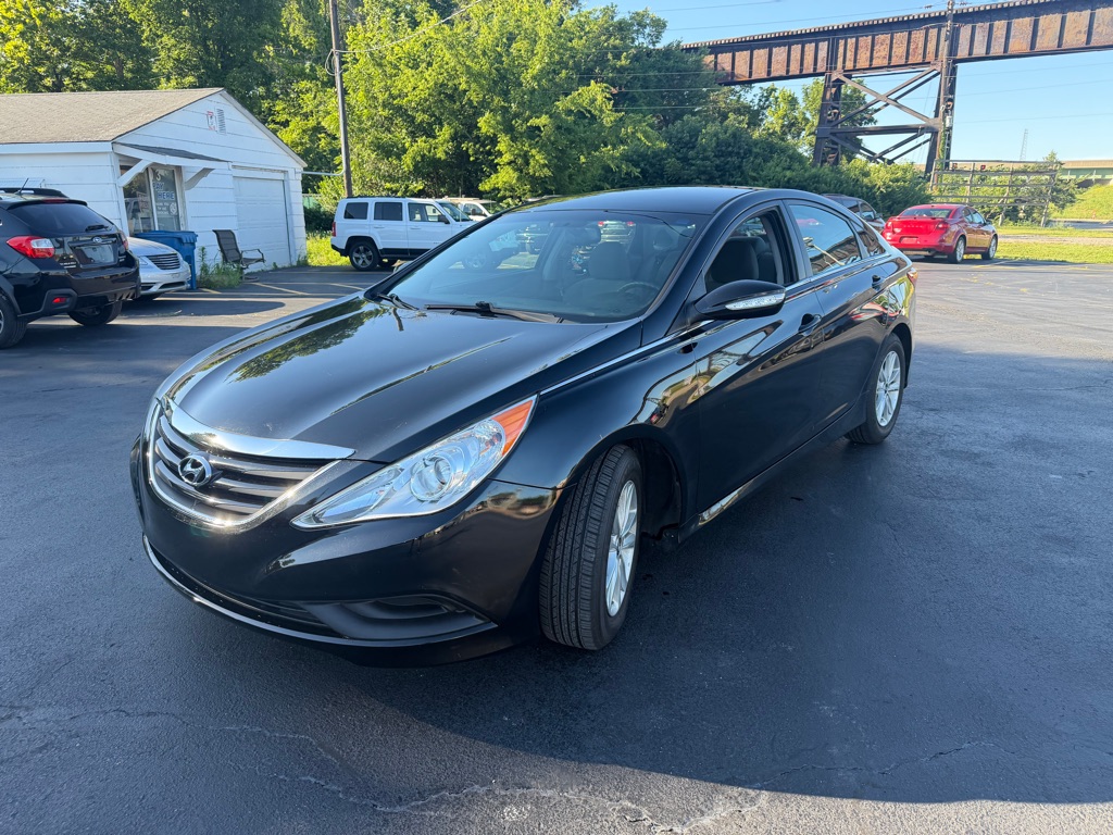 Black 2014 Hyundai Sonata GLS FWD Sedan Front-Wheel Drive Automatic