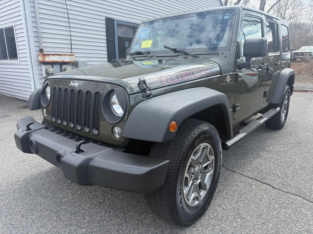 Green 2015 Jeep Wrangler Unlimited Rubicon 4WD SUV / Crossover Four-Wheel Drive 6-Speed Manual