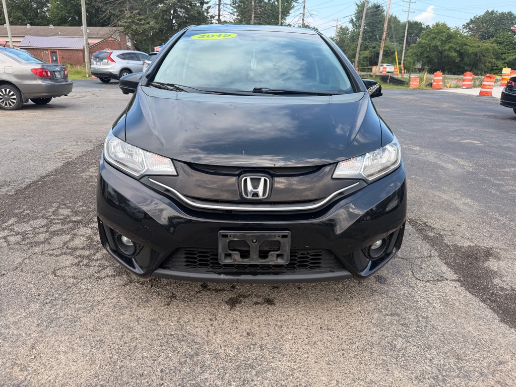 Black 2015 Honda Fit Hatchback Front-Wheel Drive Automatic