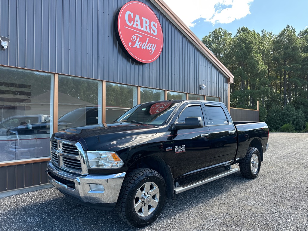 Black 2015 RAM 2500 Pickup Truck Four-Wheel Drive Automatic