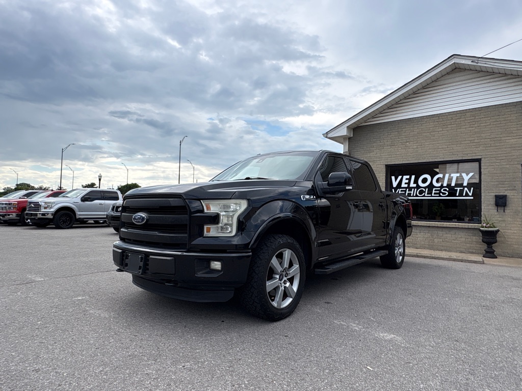 Black 2016 Ford F-150 Pickup Truck Four-Wheel Drive Automatic