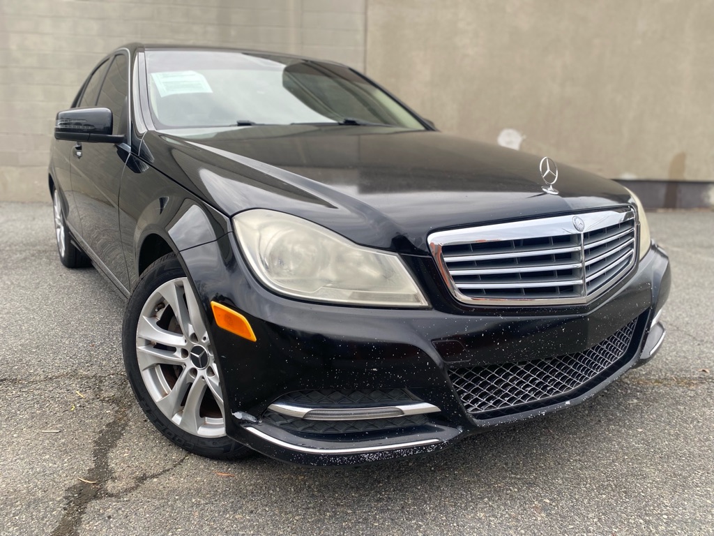 Black 2013 Mercedes-Benz C-Class Sedan All-Wheel Drive Automatic