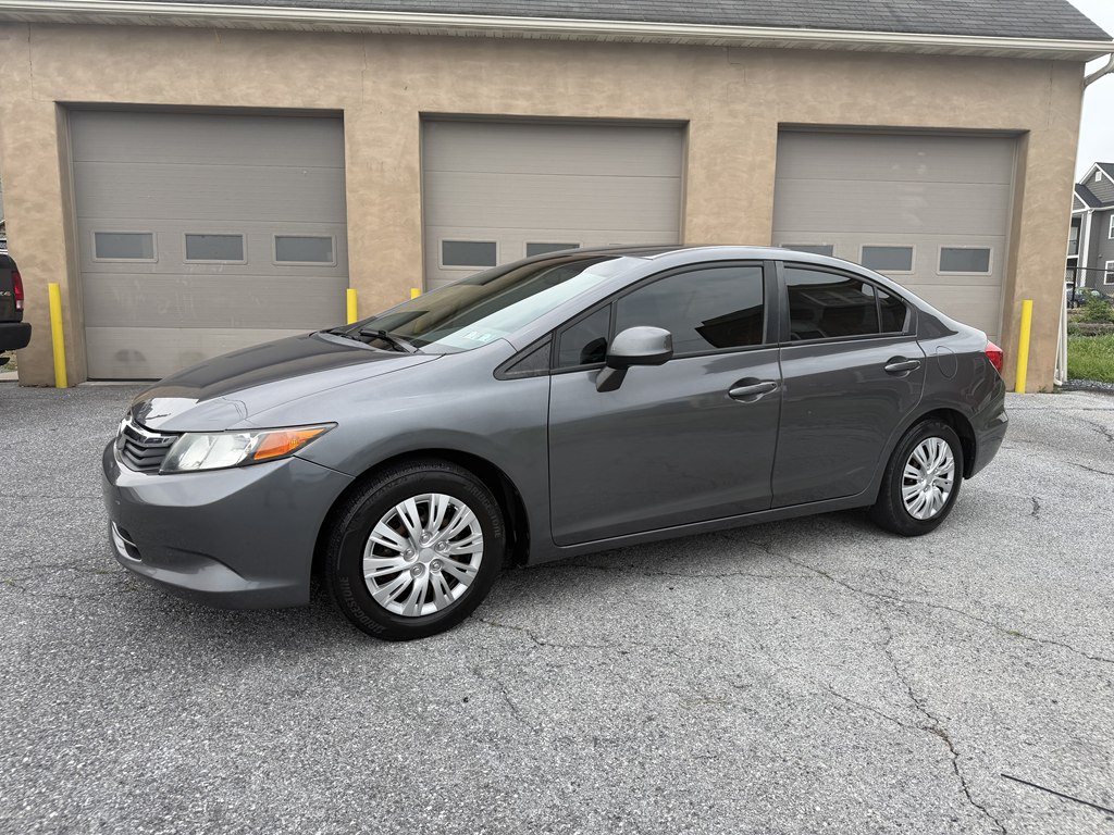 Gray 2012 Honda Civic Sedan Front-Wheel Drive Automatic
