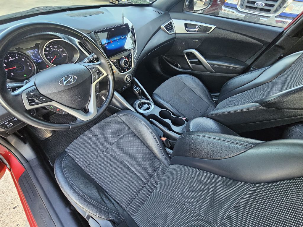 Red 2016 Hyundai Veloster Tech FWD Coupe 1-Speed Automatic