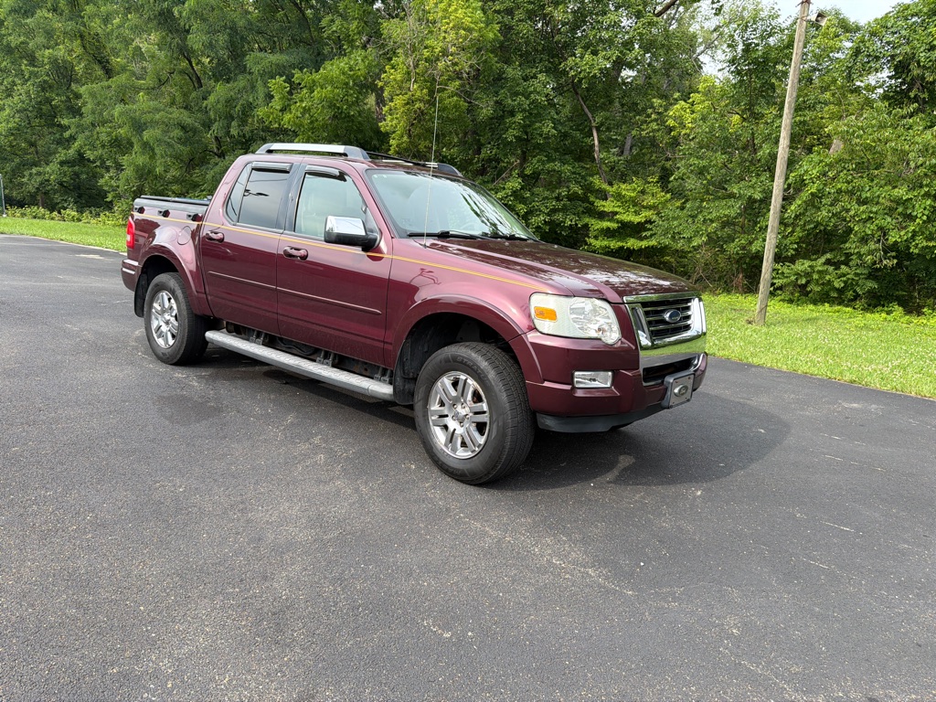 Red (MAROON) 2008 Ford Explorer Sport Trac Pickup Truck Four-Wheel Drive Automatic