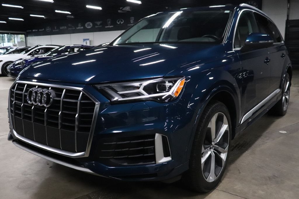 Blue 2020 Audi Q7 SUV / Crossover All-Wheel Drive 8-Speed Automatic